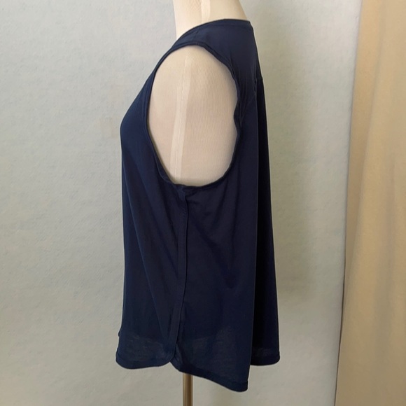 Athletic Wear Girls Navy Athletic Tank Top - Picture 8 of 11